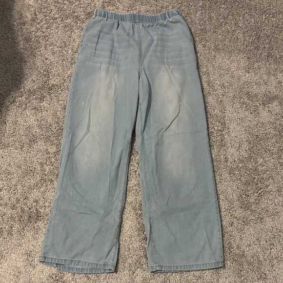 Light Blue Denim Pants - Picture 1 of 2